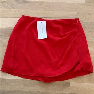 American Threads Red Skort